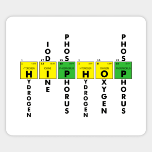 I AM HIP HOP - ELEMENTS OF HIP HOP v2 Sticker